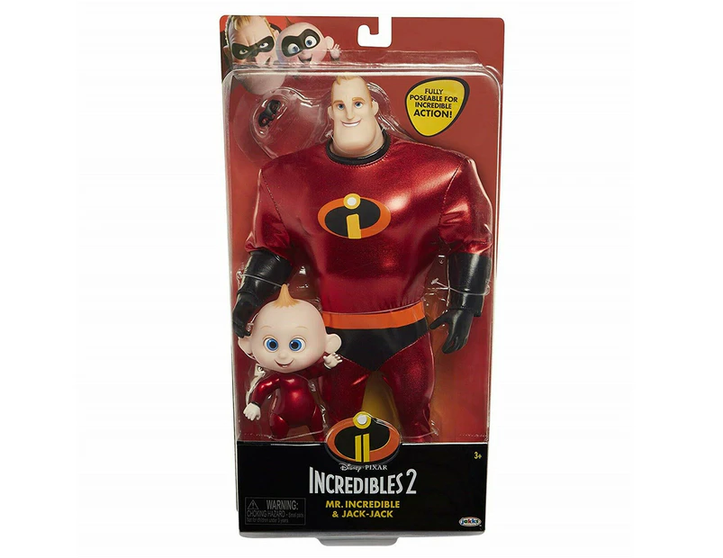 The Incredibles 2 Mr. Incredible & Jack-Jack Action Figure Pack