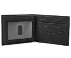 Fossil Ingram RFID Flip ID Leather Wallet - Black