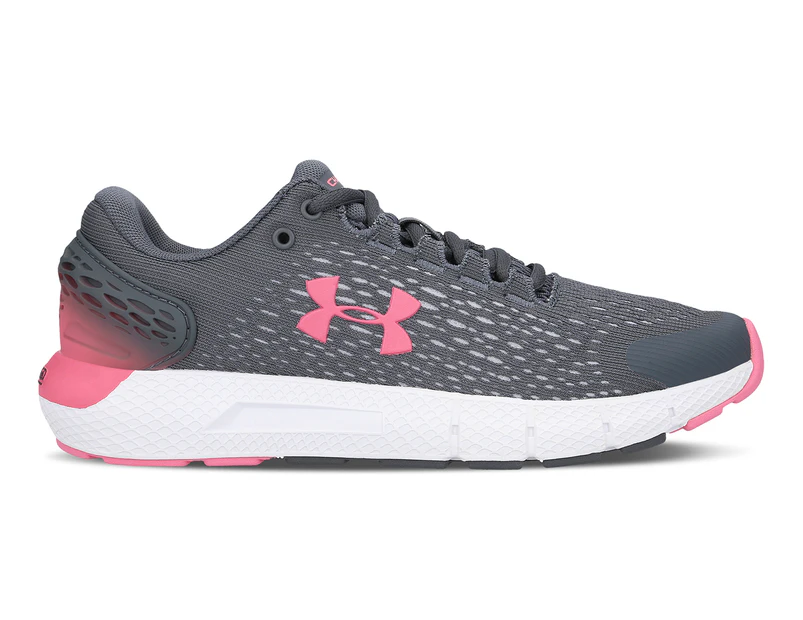 Under Armour Women's Charged Rogue 2 Running Shoes - Pitch Grey/White/Slate Purple