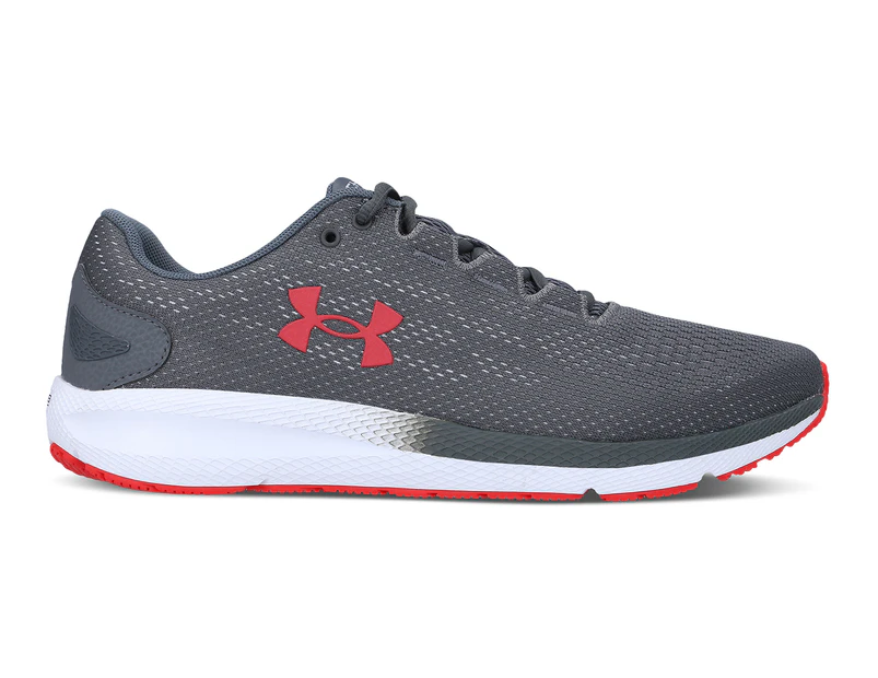 Under Armour Men's Charged Pursuit 2 Running Shoes - Pitch Grey/White/Red