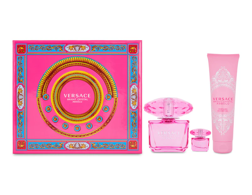 Versace Bright Crystal Absolu For Women 3-Piece Gift Set
