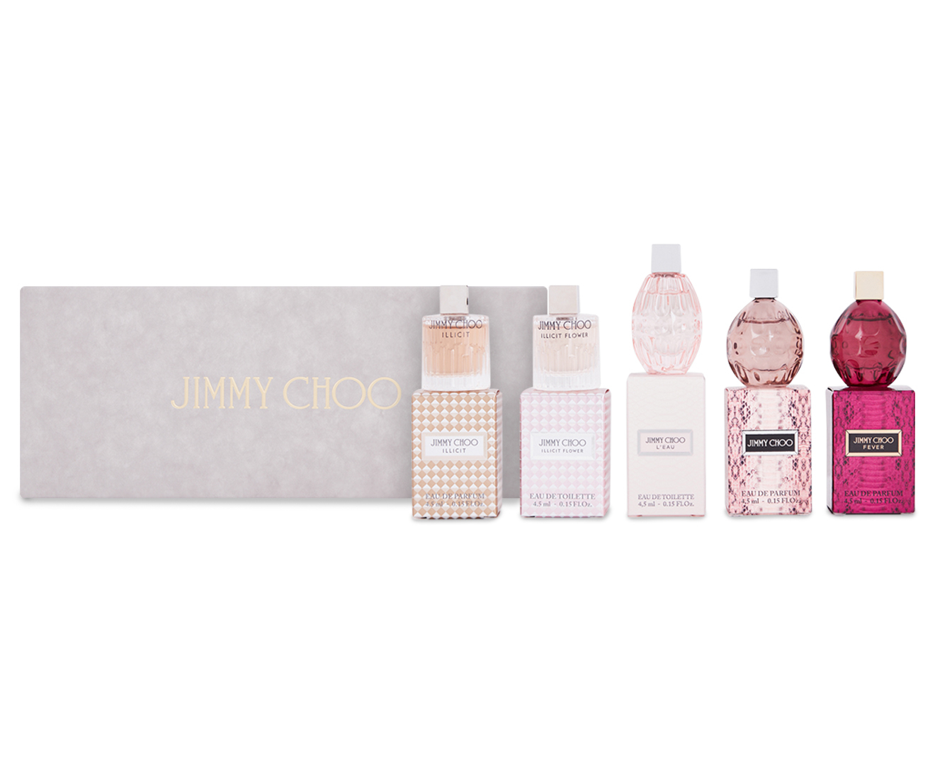 Jimmy Choo Miniatures 5-Piece Perfume Collection | Catch.com.au