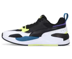 Puma Boys' X-Ray 2 Square Jr Sportstyle Shoes - Black/White/Yellow/Blue