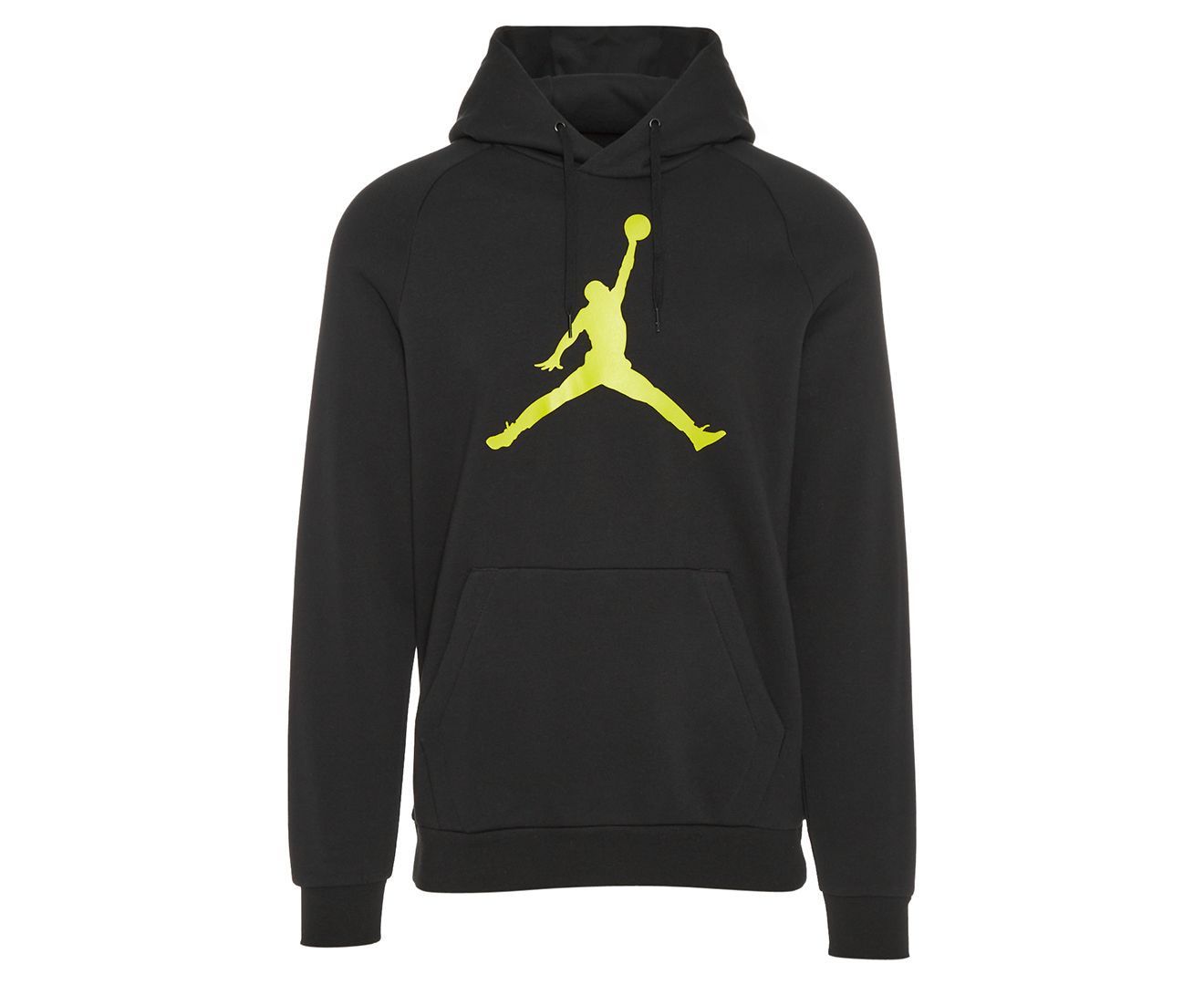 Nike Men's Jumpman Logo Fleece Pullover - Black/Cyber | Catch.co.nz
