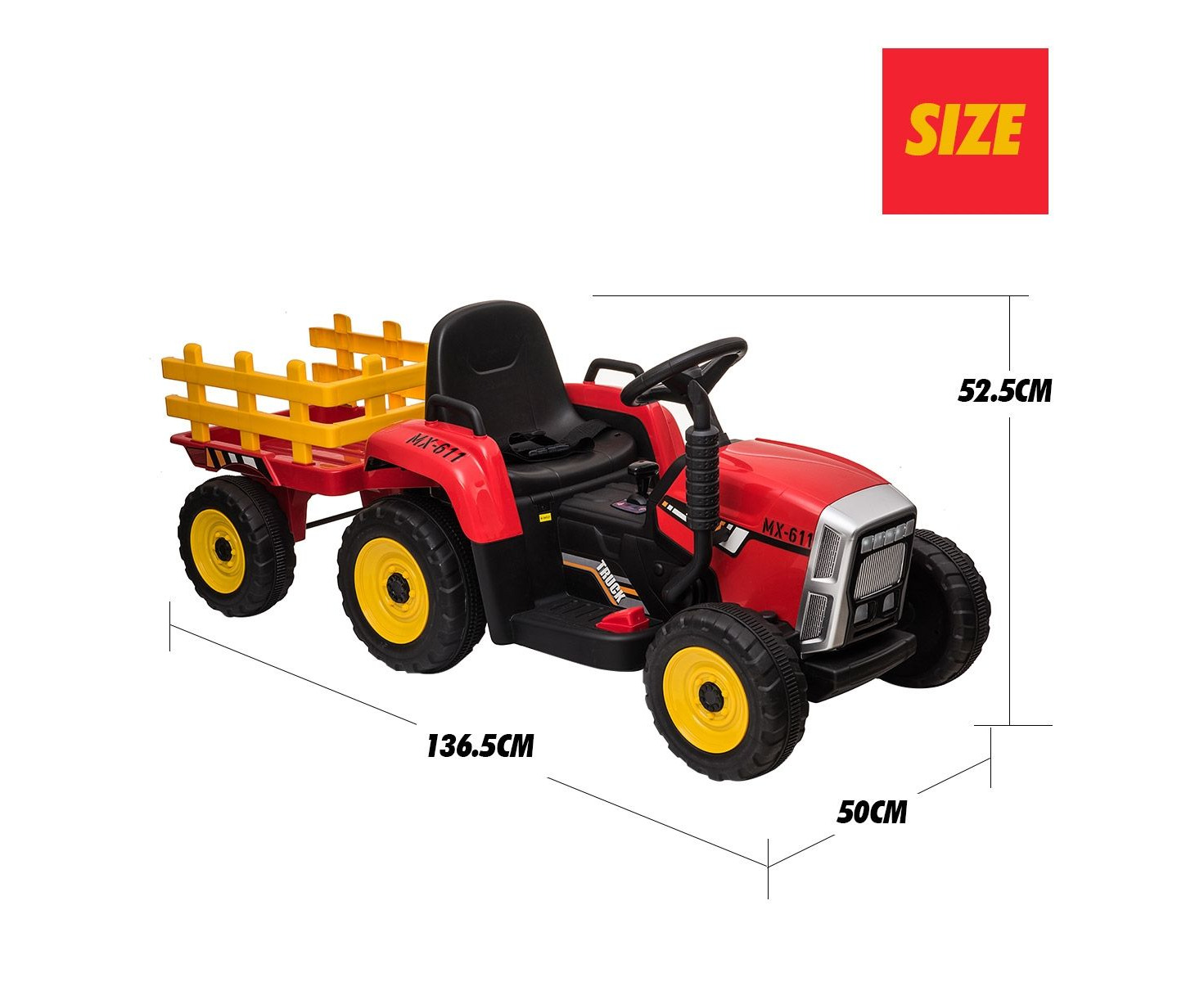 12 volt ride on hot sale backhoe