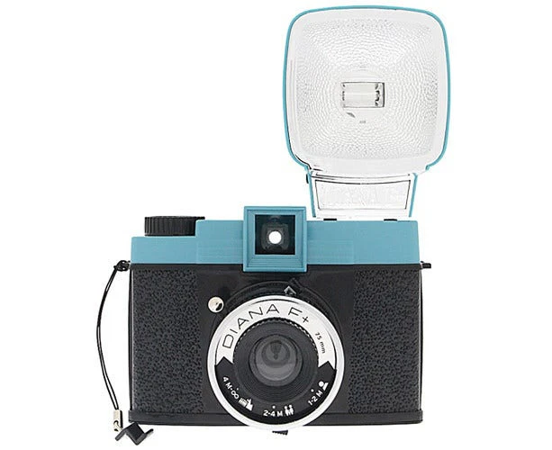 Lomography Diana F+ Camera w/ Diana F+ Flash - Teal/Black