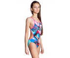 Mad Wave Girl's Roller Swimsuit - Blue