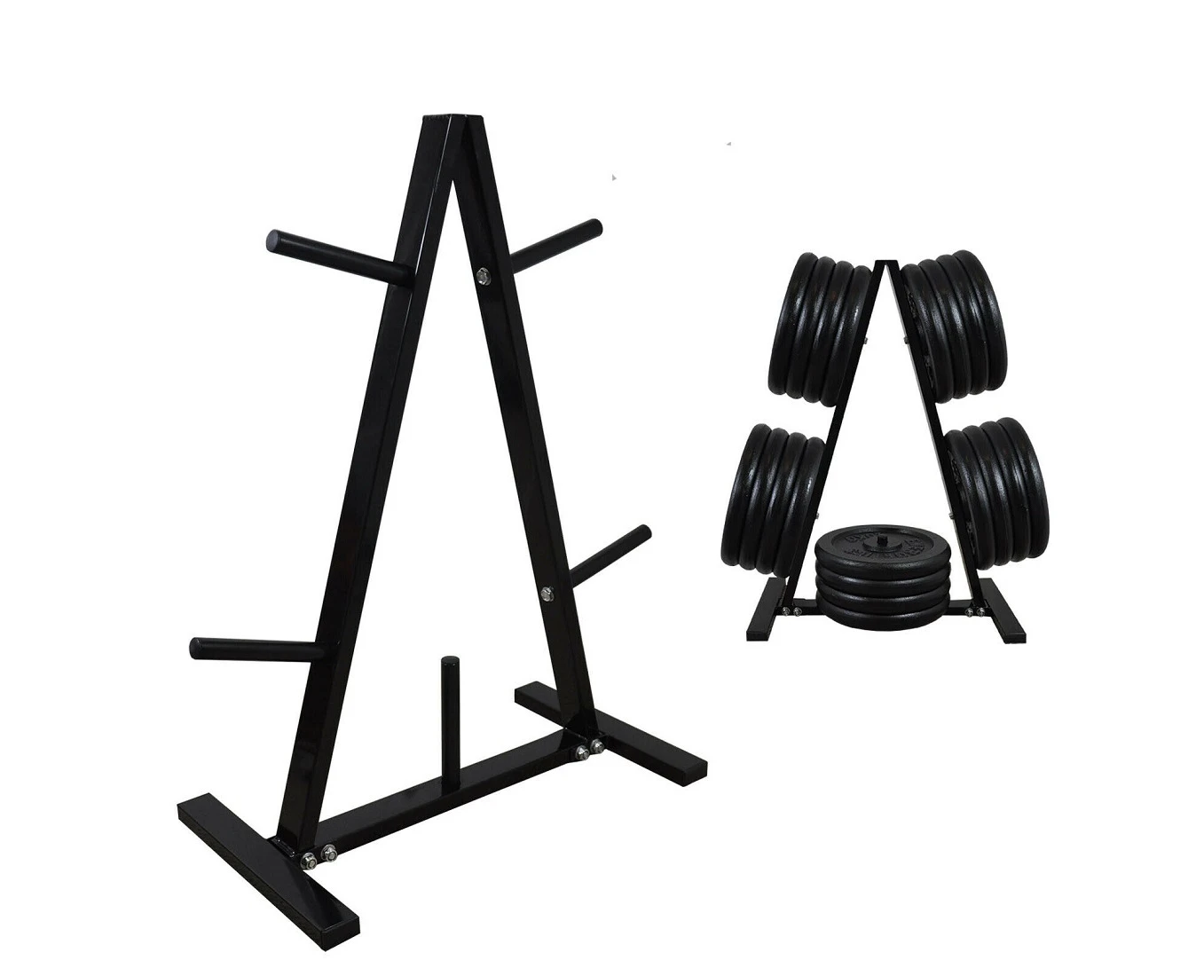 Weight Plates Storage Rack - Weight Tree - Weight Stand 88cm Large Heavy Duty