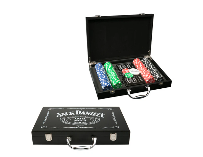Jack Daniels Premium Poker Chips Playing Cards Set