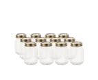 Salisbury & Co Mason Jar with 2pc Lid 500ml Set of 12