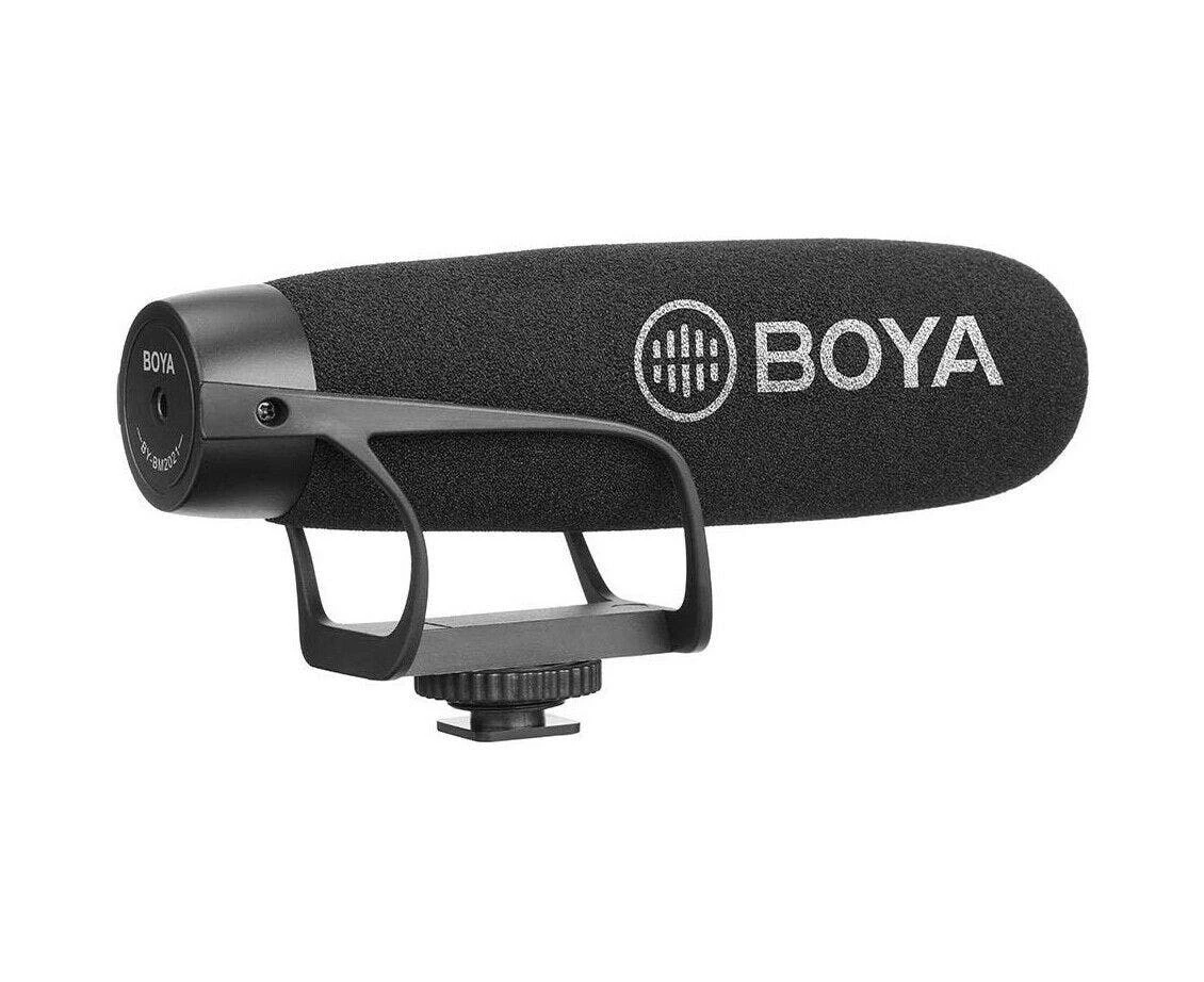 Boya BM2021 Super Cardioid Shotgun Microphone for Phones, Tablets & Video Camera