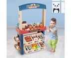 55 Piece Kids Pretend Role-Play Supermarket Playset Grocery Shop Ice Cream Toys 6