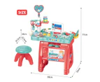 22 Pcs Educational Kids Pretend Toy Doctor Kit Role-Play Set w/Light and Sound Effect