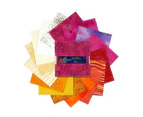 Clothworks Shell Seeker 2.5 Inch Strip Jelly Roll Fabric By Laurel Burch