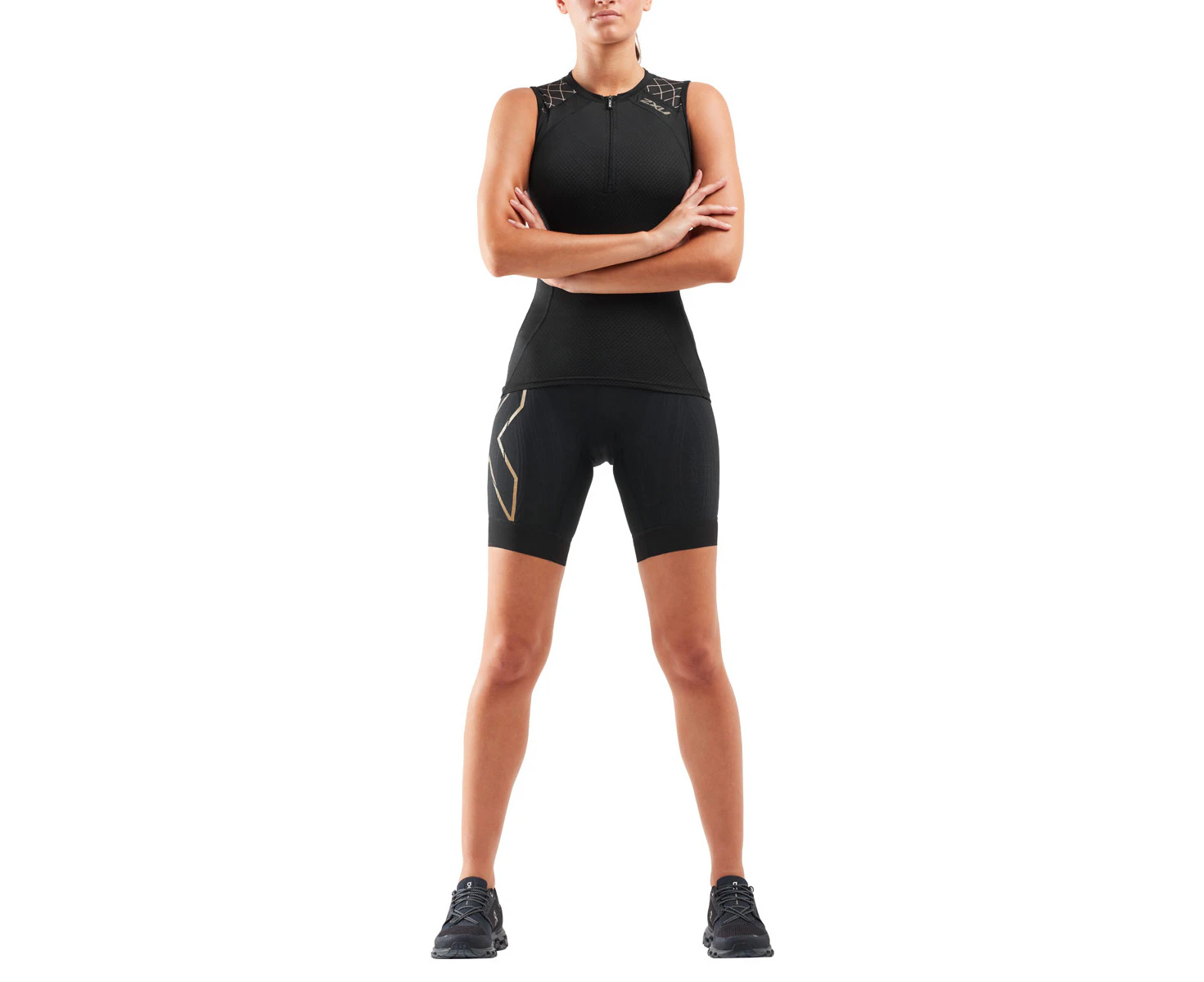 2XU Women's Compression Tri Singlet - Black