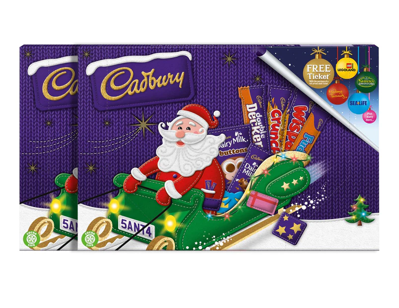 2 x Cadbury Santa Selection Box 169g