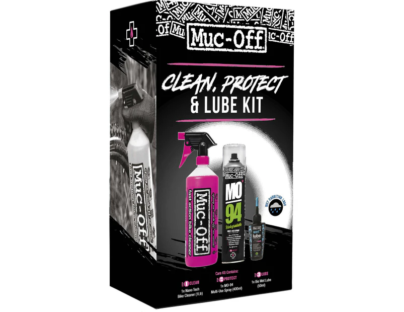 Muc-Off Clean Protect Lube Kit - Wet