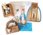 Beatrix Potter Peter Rabbit Organic Bamboo Mug Egg Cup Plate Plush Gift Set