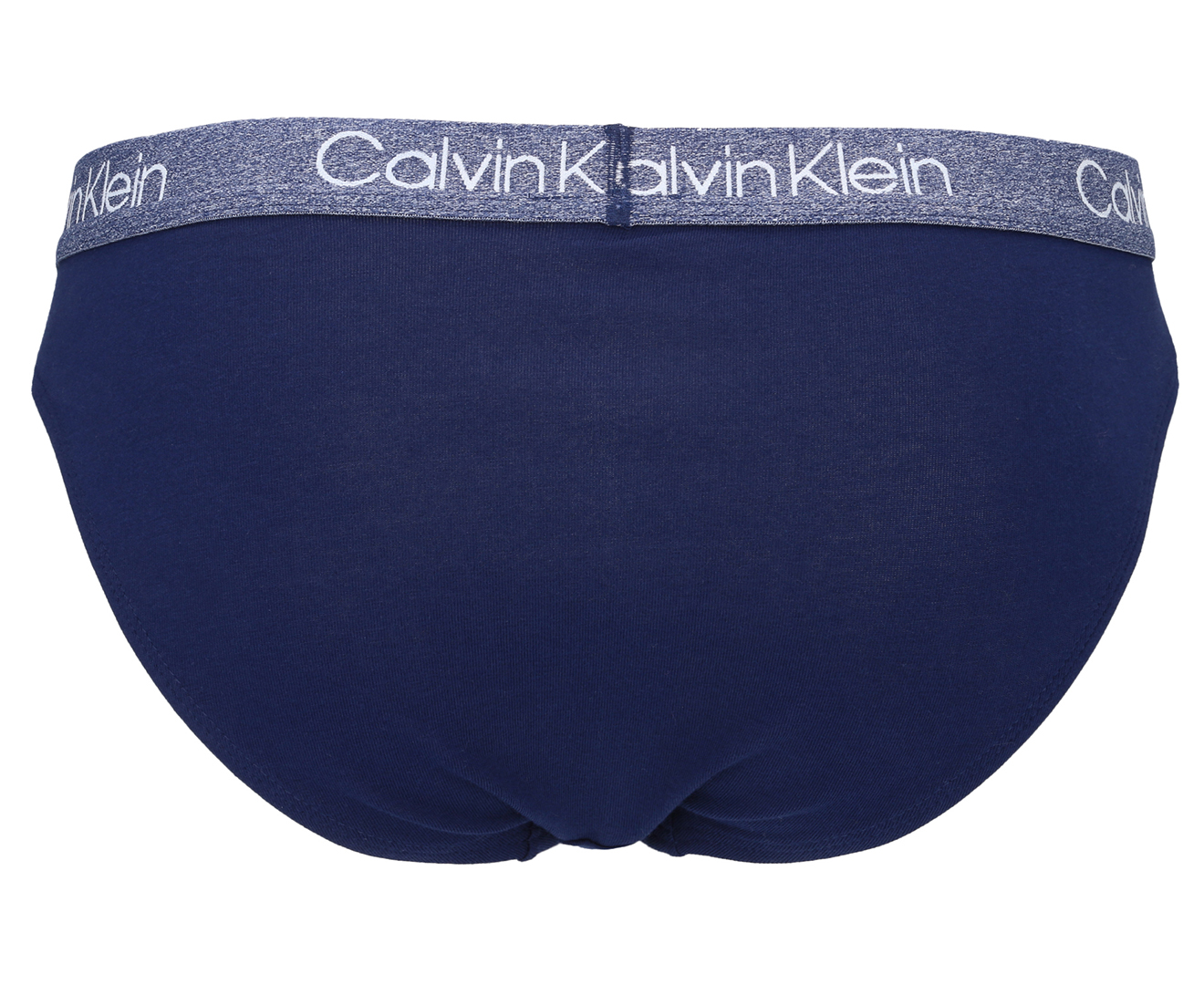 Calvin Klein Women's Emote Cotton Bikini Briefs 3-Pack - Ashford Grey/New  Navy/Haze