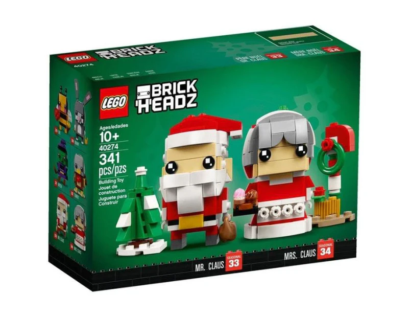 Lego Brickheadz 40274 Mr & Mrs Claus