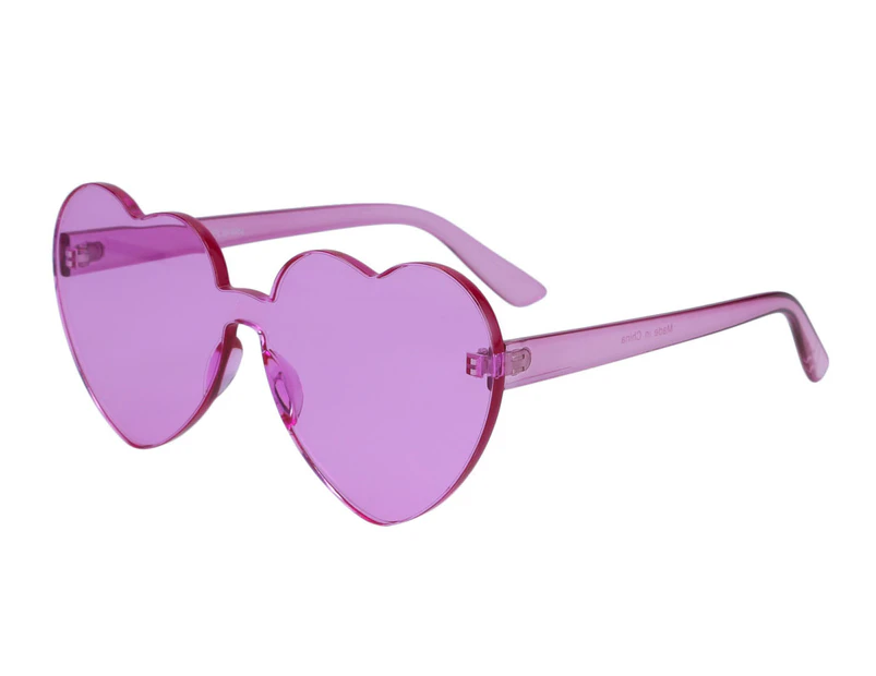 GFA Be Yourself Women's Heart Shape Fashion Spectacles - Clear Purple