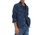 Tommy Jeans Men's Oversized Trucker Denim Jacket - Sole Mid Rigid