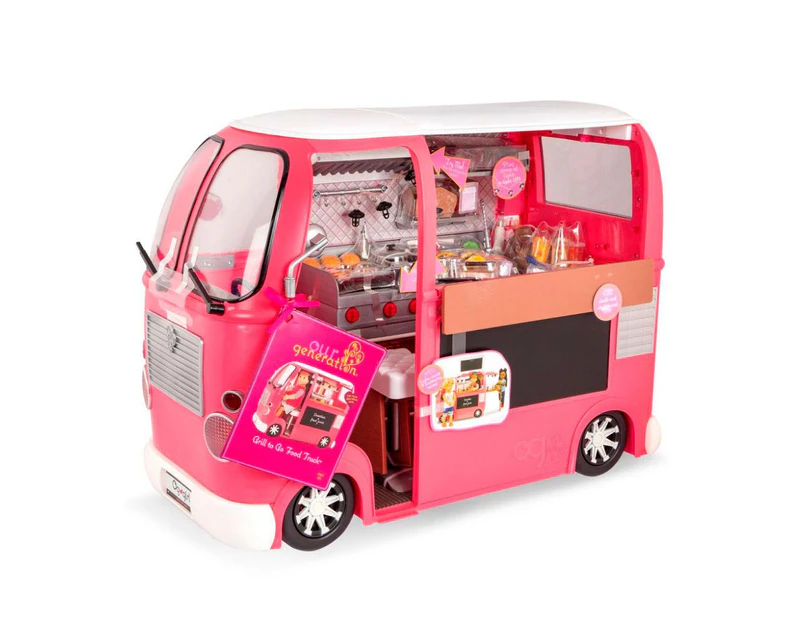 Our Generation Grill To Go Food Truck in Pink