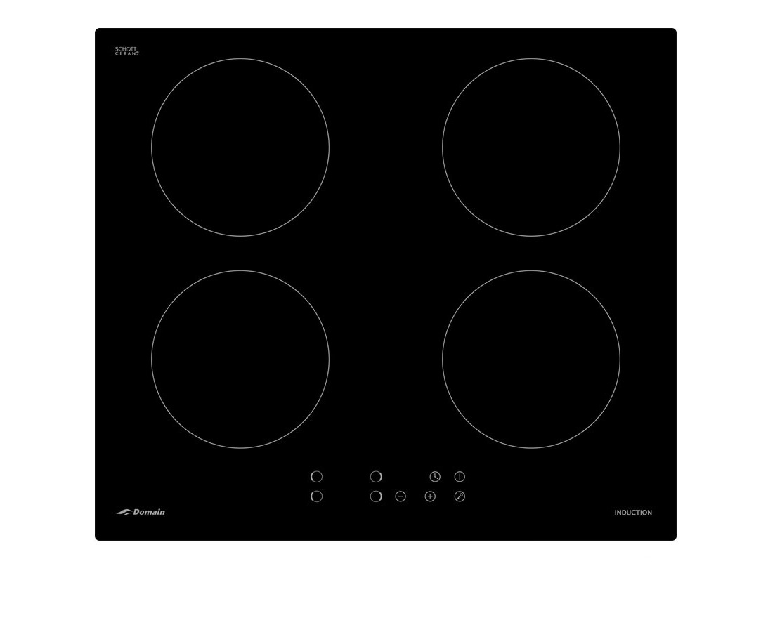 domain induction cooktop