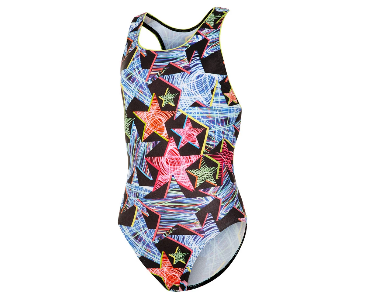 Maru Kids Supernova Pacer Rave Back Swimsuit - Blue