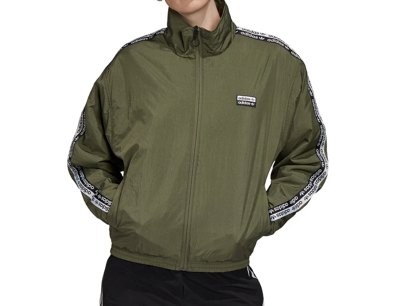 Adidas Women's Reversible Jacket - Base Green/Shadow Green/Legacy Green