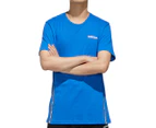 Adidas Men's Essentials Tee / T-Shirt / Tshirt - Blue