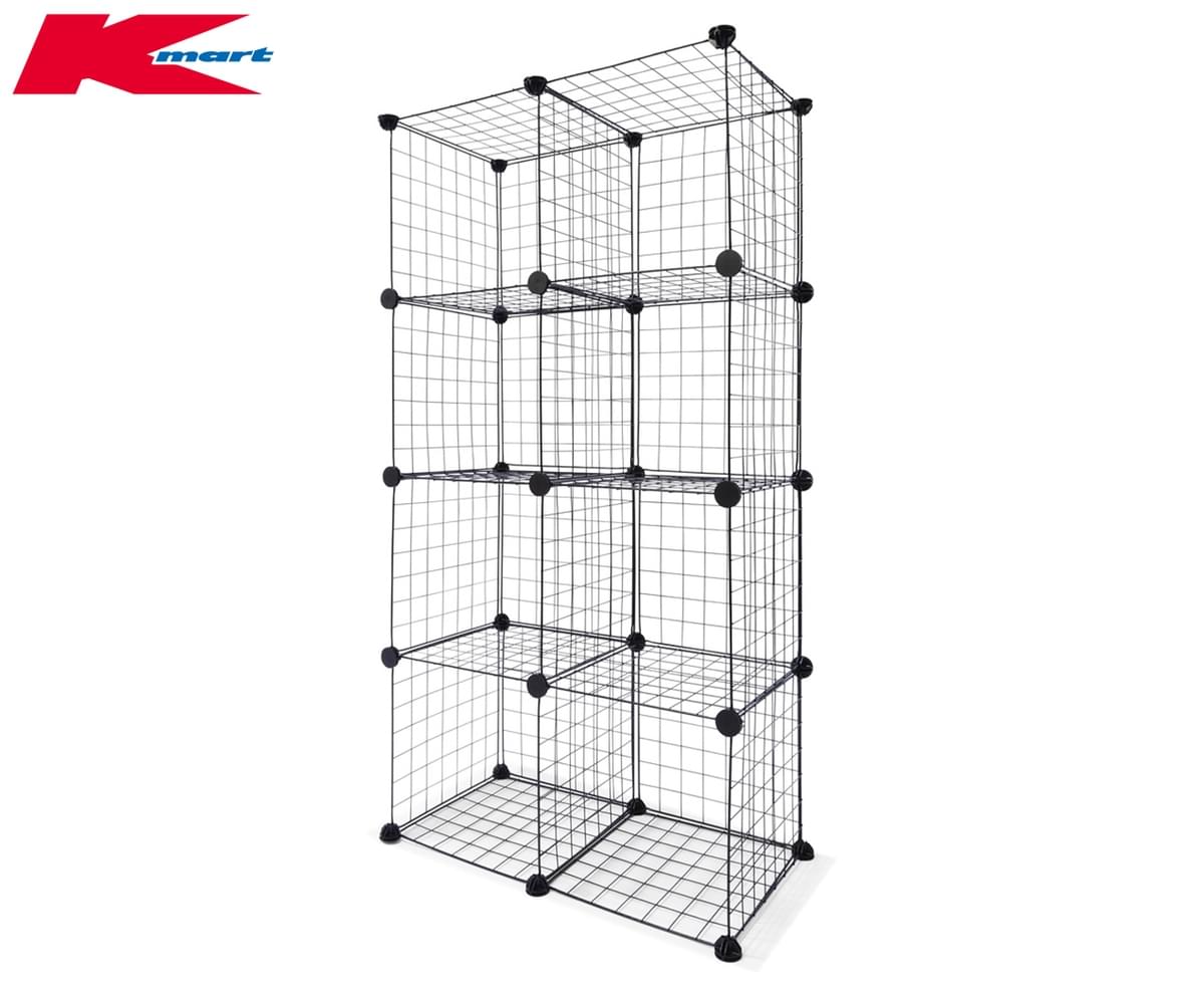 Anko By Kmart Metal Cube Unit Black, Kmart Cubes Shelves