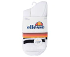Ellesse Men's Pullo Crew Socks 3-Pack - White