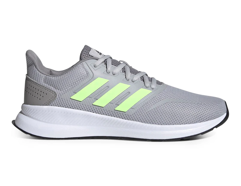 Adidas Men's Runfalcon Running Shoes - Grey Two/Signal Green/Dove Grey