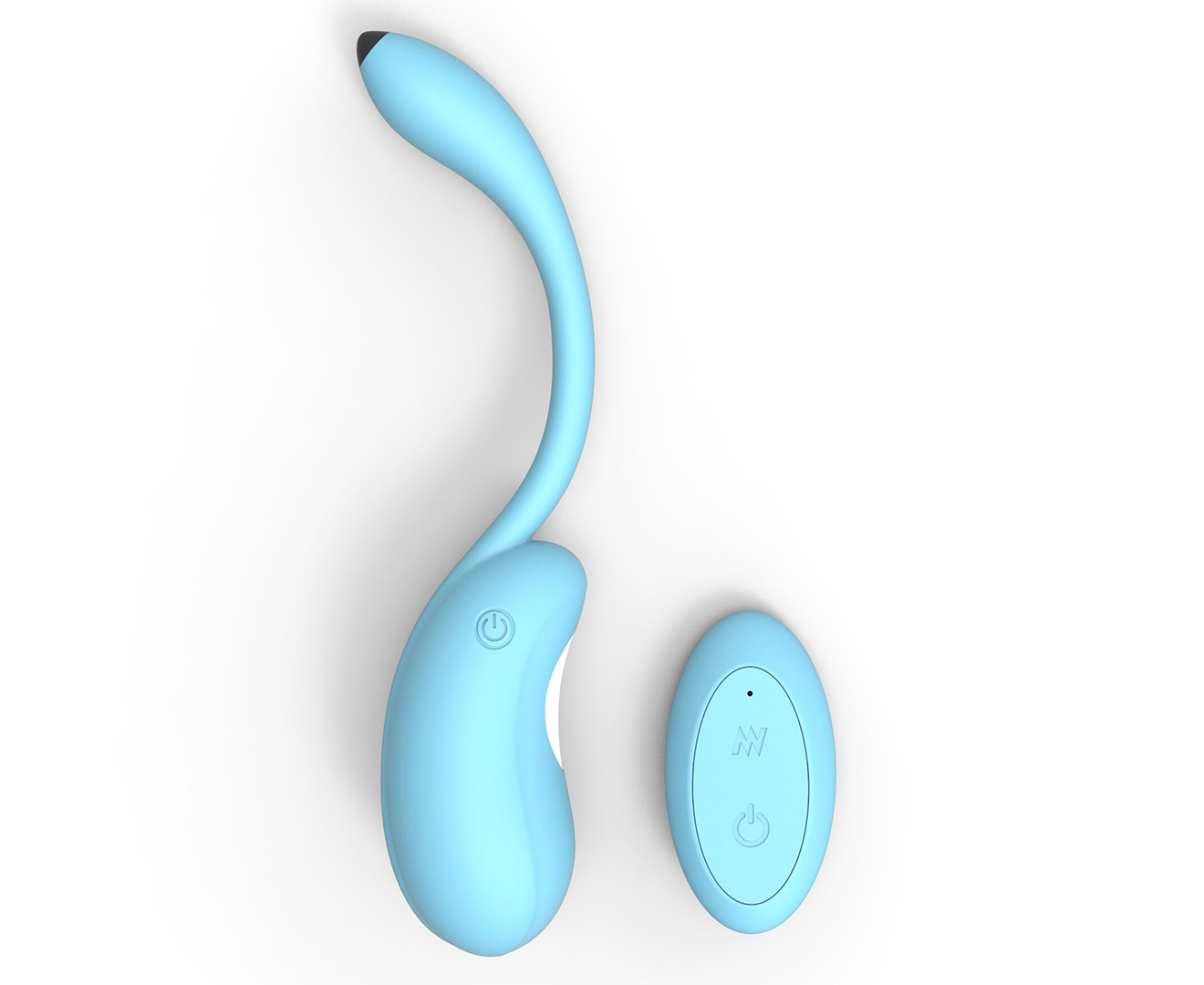 Lusti Rechargeable Love Egg Vibrator W Remote Control Blue Nz