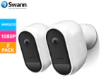 Swann SWIFI-CAMWPK2-GL Wire-Free 1080p Security Camera 2-Pack