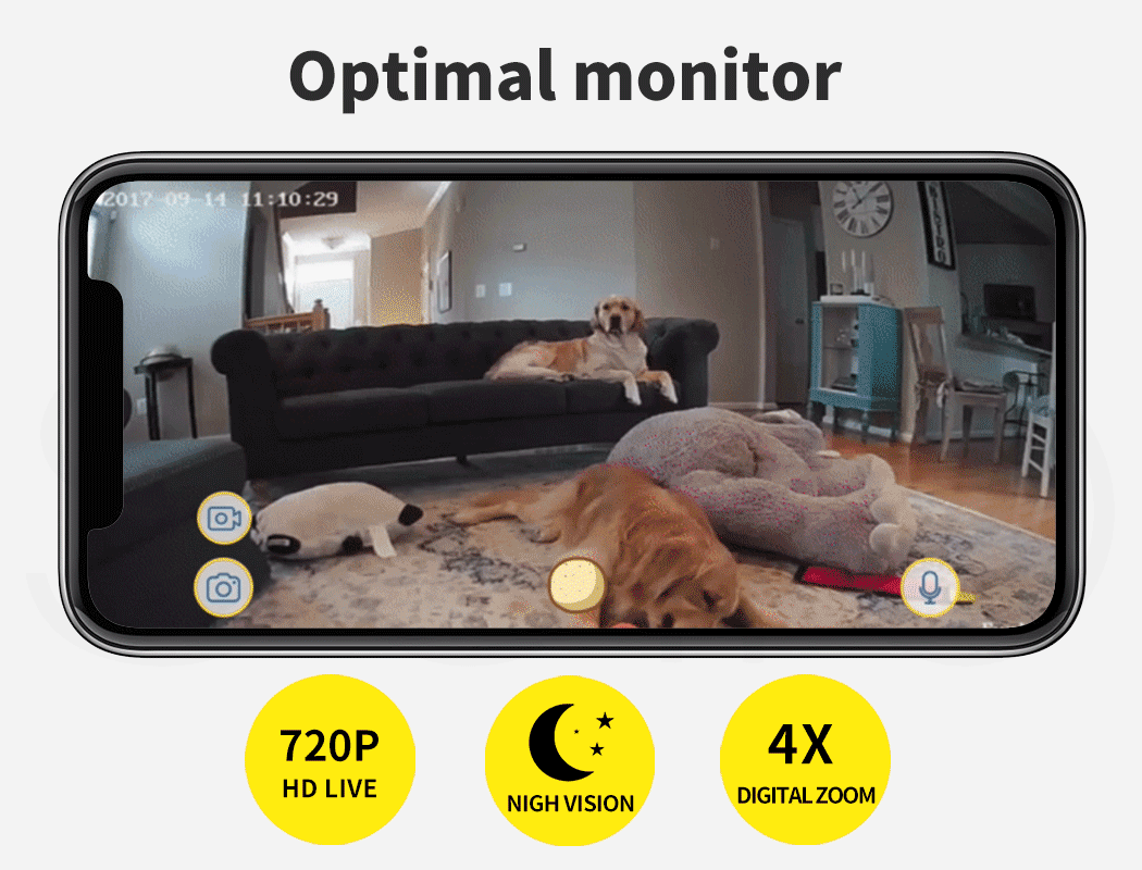 PaWz Smart Pet Feeder Camera Dog Cat Automatic Food Dispenser Portable Genuine