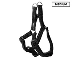 Rogz Utility Snake Medium Step-In Dog Harness - Black