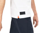 Lacoste Sport Men's Lifestyle Jersey Polo Shirt - White Geranium