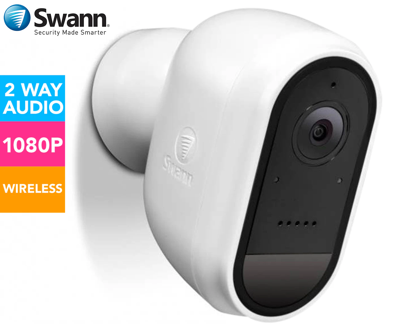 Swann 1080p Wire-Free Outdoor Security Camera - White