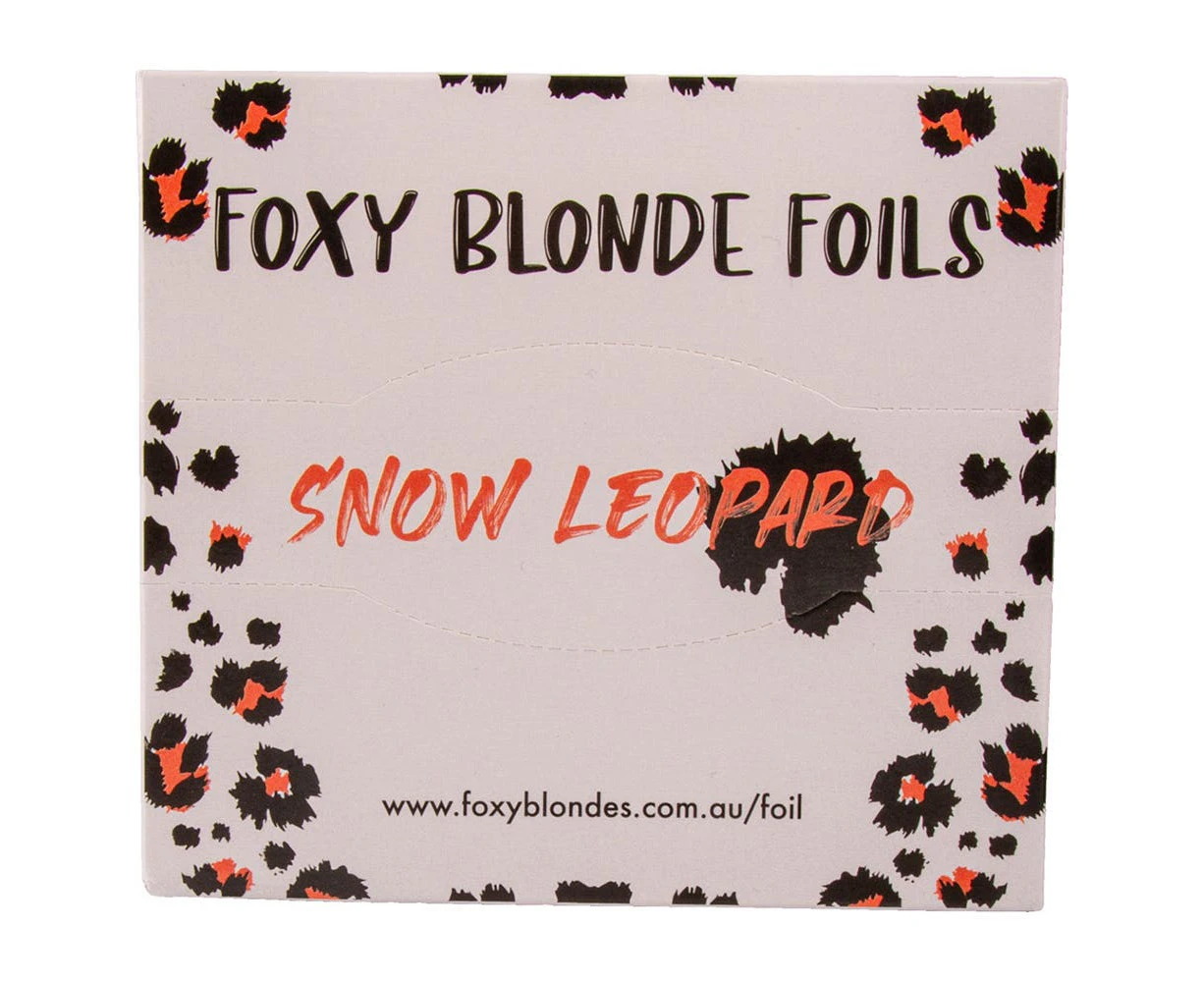 Foxy Blondes Snow Leopard Pre-Cut Foils 500 sheets 15cm x 27cm