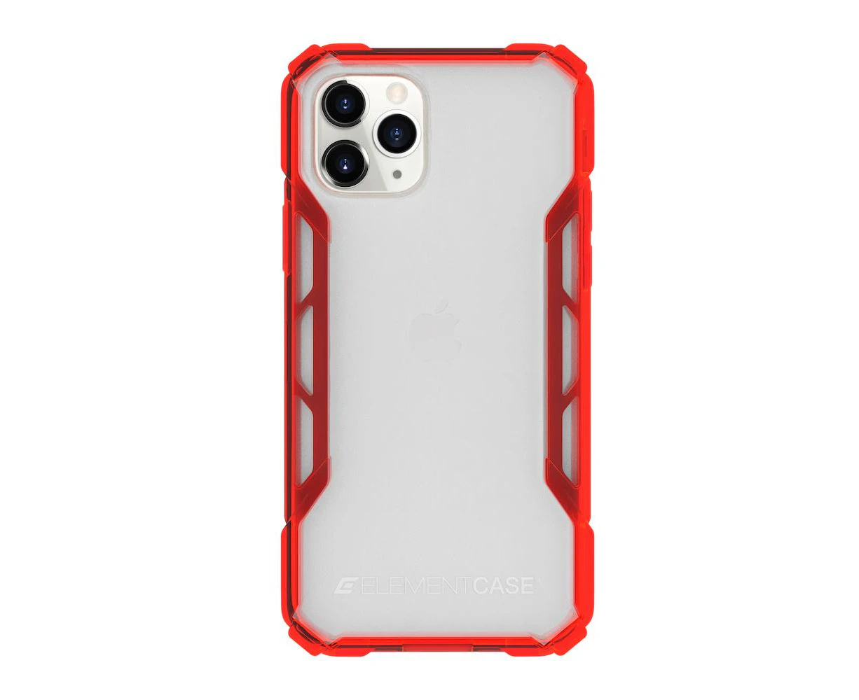 Element Case Rally 10/65 High Impact Protection Case For iPhone 11 Pro Max - SUNSET RED