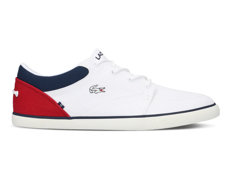 Lacoste Men's Bayliss 220 1 Sneakers - White/Navy/Red
