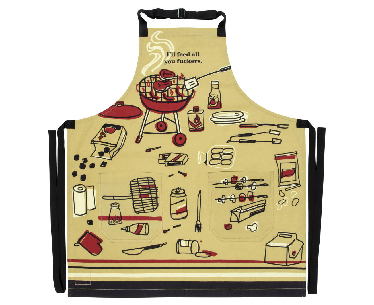 Blue Q - Feed You F*ckers Cooking Apron