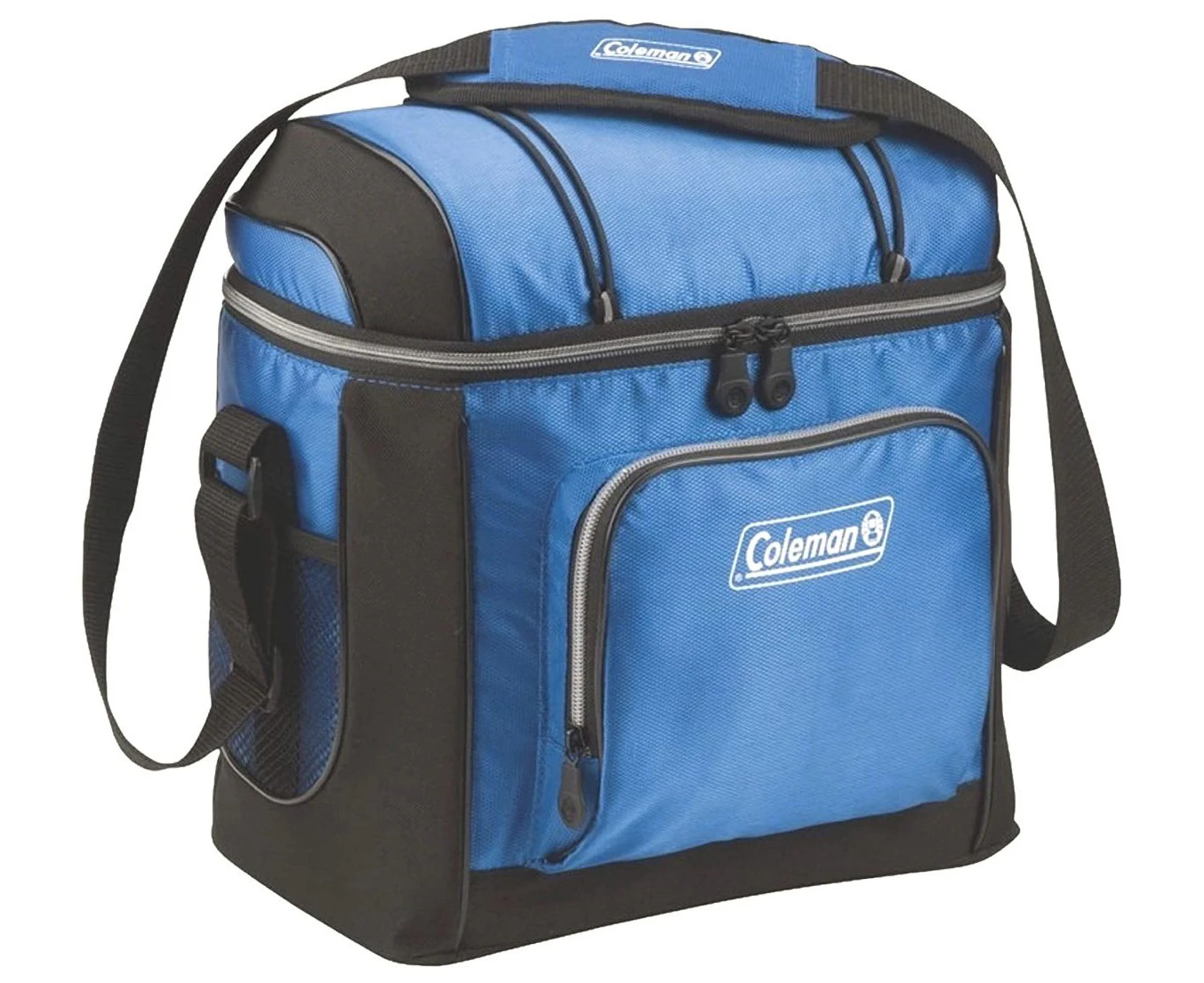 Coleman Outdoor 30 Can Soft Shell Cooler Insulated Camping Lunchbox/Bag Blue