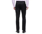 Pierre Cardin Men's Solid Suit Pant - Black