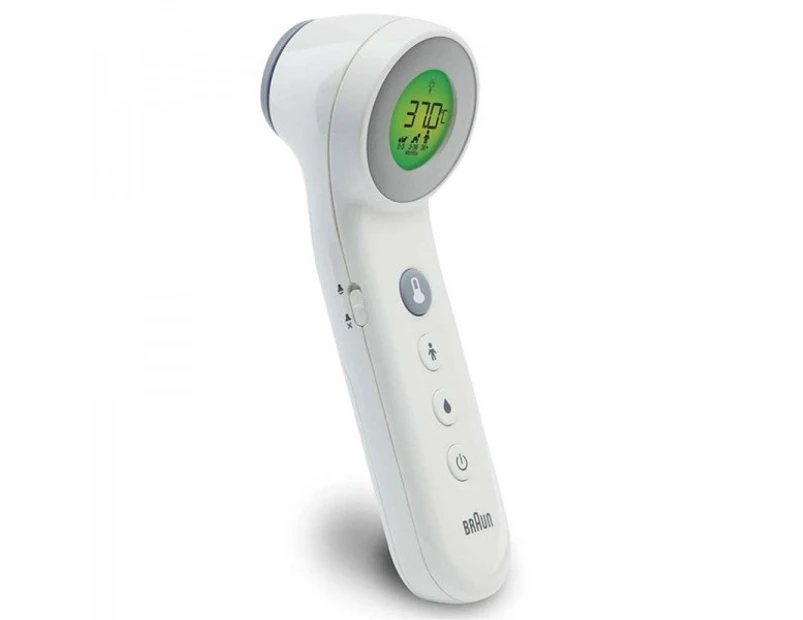 New Braun Thermometer BNT400 No Touch + Touch White