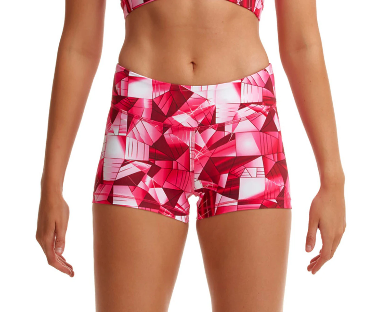 Funkita Ladies Pink Pane Mimi Mini Short - PInk