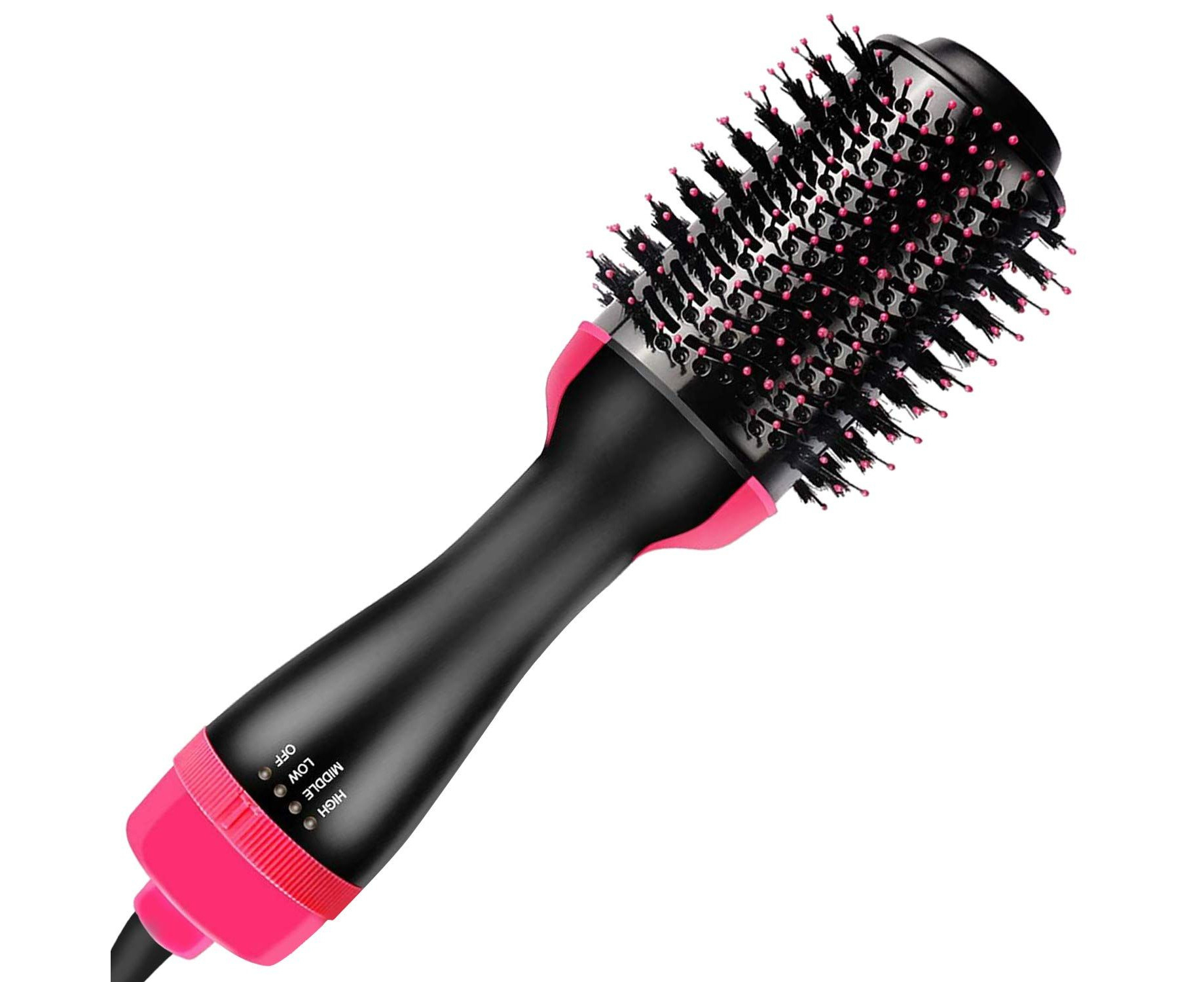 One-Step Hair Dryer and Volumizer Hot Air Brush, Pink | Www.catch.com.au