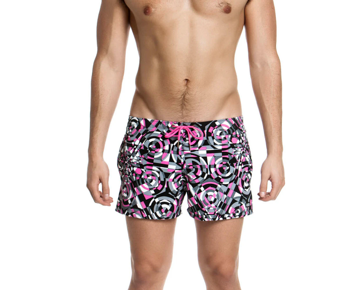 Funky Trunks Men's Radio Star Shorty Shorts - Multi - Multi